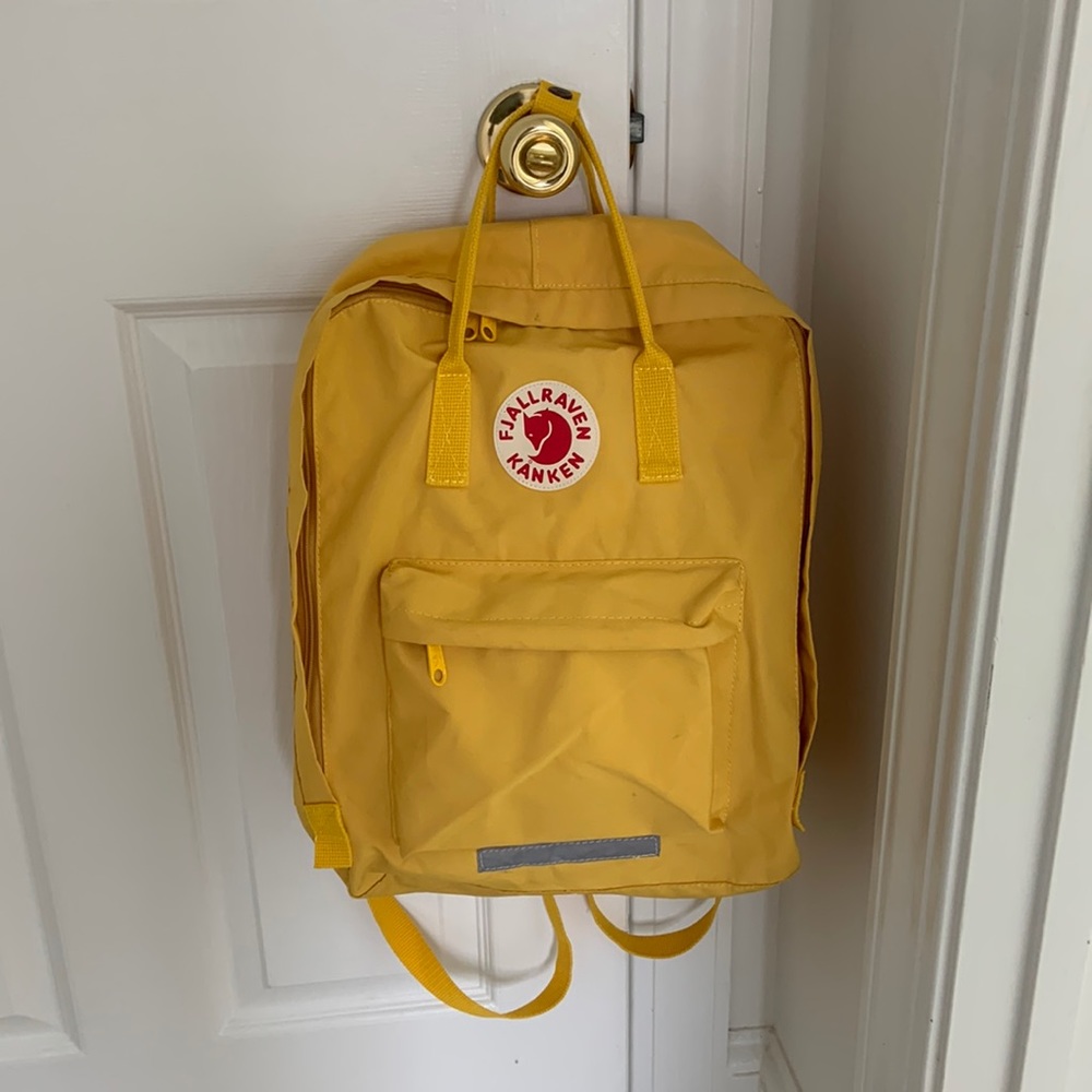 Fjallraven Kanken Backpack yellow